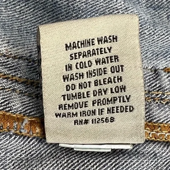 Miss Me Distressed Denim Jean Jacket - Picture 10 of 12